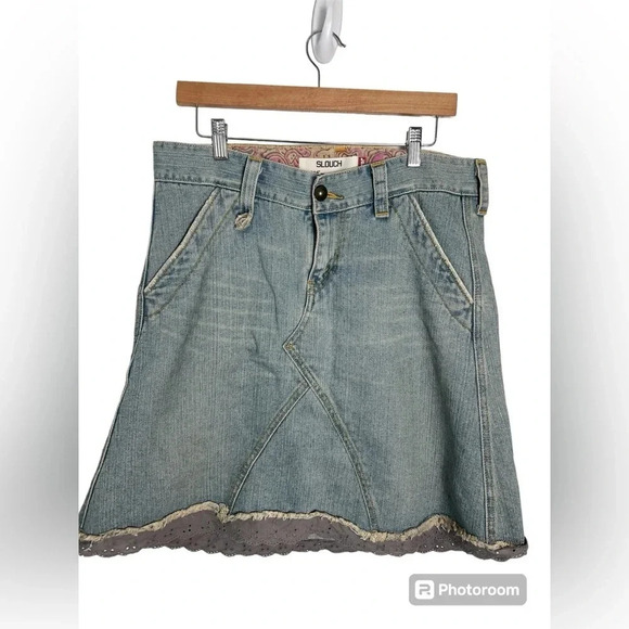 Vintage Levi’s Slouch Skirt Junior Size 11 - Picture 1 of 6
